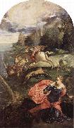 Jacopo Tintoretto Der Hl. Georg und der Drachen oil on canvas
